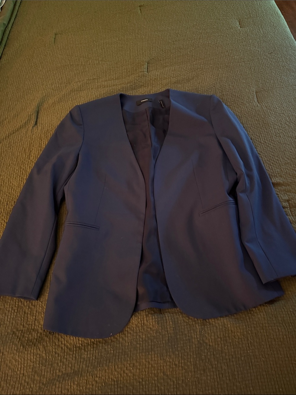 Theory Dark Navy Tailored Blazer